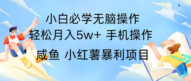 （11953期）2024热门暴利手机操作项目，简单无脑操作，每单利润最少500-搞砸网络——教你躺赚