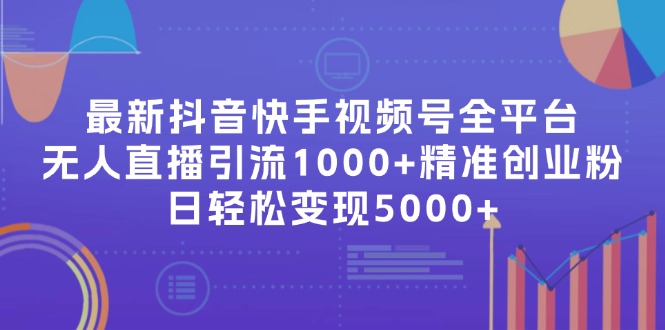 （11970期）最新抖音快手视频号全平台无人直播引流1000+精准创业粉，日轻松变现5000+-搞砸网络——教你躺赚