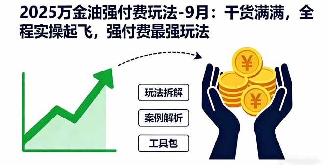 2025万金油强付费玩法-9月：干货满满，全程实操起飞，强付费最强玩法-搞砸网络-www.gaoza.cn