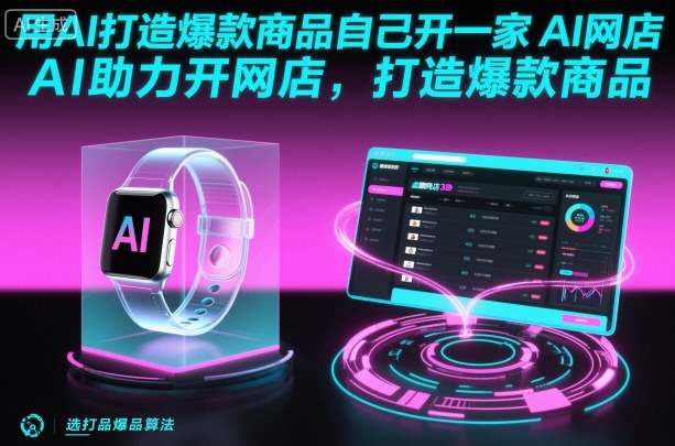 用AI打造爆款商品自己开一家AI网店，AI助力开网店，打造爆款商品-搞砸网络-www.gaoza.cn