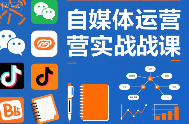 自媒体运营实战课，掌握一套系统的自媒体运营底层方法论，成为优秀的内容创作者-搞砸网络-www.gaoza.cn