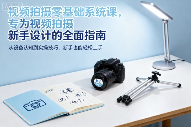视频拍摄零基础系统课，专为视频拍摄新手设计的全面指南-搞砸网络-www.gaoza.cn