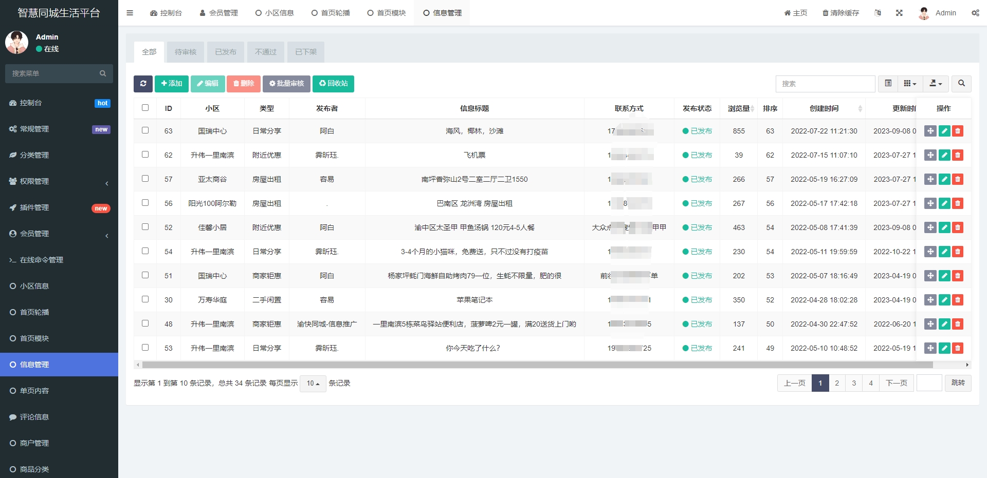 同城论坛发布社区系统源码 二手闲置 房屋出租 全开源-搞砸网络-www.gaoza.cn