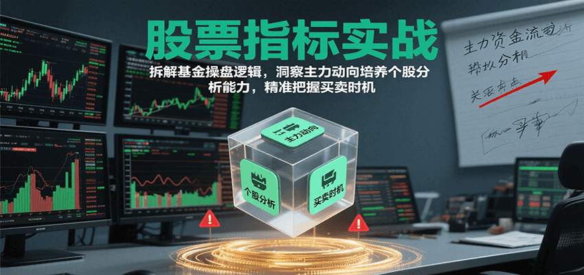 股票指标实战，基金操盘逻辑拆解，洞察主力动向培养个股分析能力把握买卖时机(更新)-搞砸网络-www.gaoza.cn
