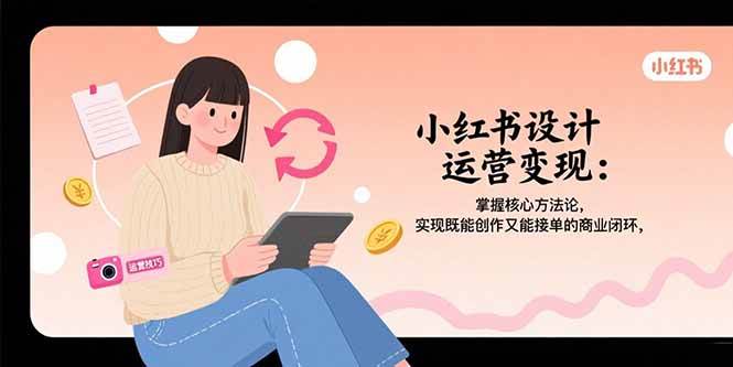 （15636期）小红书设计运营变现：掌握核心方法论，实现既能创作又能接单的商业闭环-搞砸网络-www.gaoza.cn