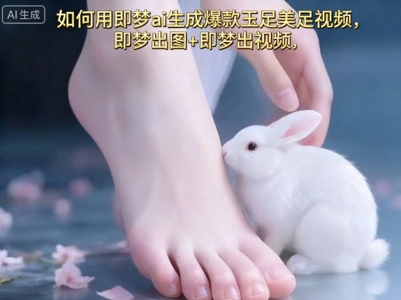 如何用即梦ai生成爆款玉足美足视频，即梦出图+即梦出视频，快速涨粉-搞砸网络-www.gaoza.cn