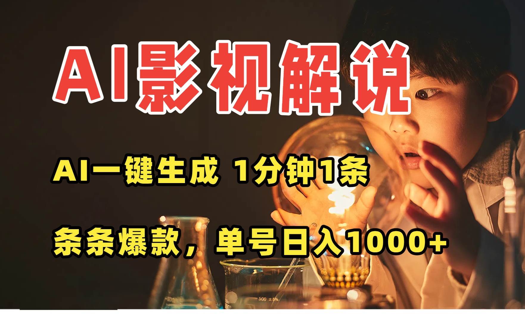 （15730期）AI一键生成影视解说视频，无需剪辑1分钟1条，条条爆款，多平台变现日入…-搞砸网络-www.gaoza.cn