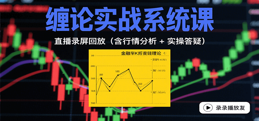 缠论实战系统课：直播录屏回放(含行情分析 + 实操答疑(更新10月)-搞砸网络-www.gaoza.cn