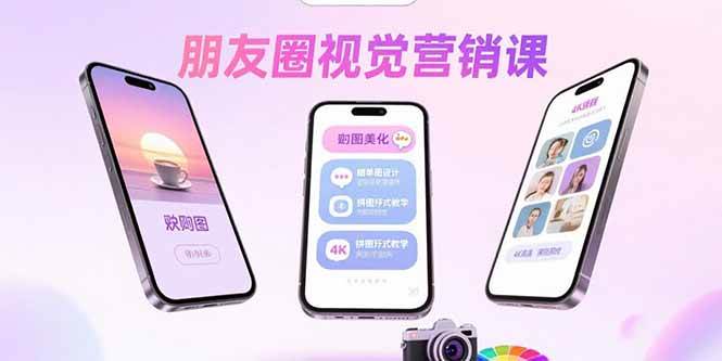 （15866期）朋友圈视觉营销课：问候图美化，晒单图设计，拼图玩法教学-搞砸网络-www.gaoza.cn