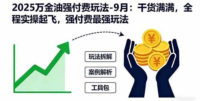 （16202期）2025万金油强付费玩法-9月：干货满满，全程实操起飞，强付费最强玩法-搞砸网络-www.gaoza.cn