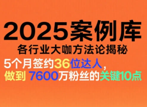 2025案例库，收录各行业大咖的方法论，各行业大咖方法论揭秘-搞砸网络-www.gaoza.cn