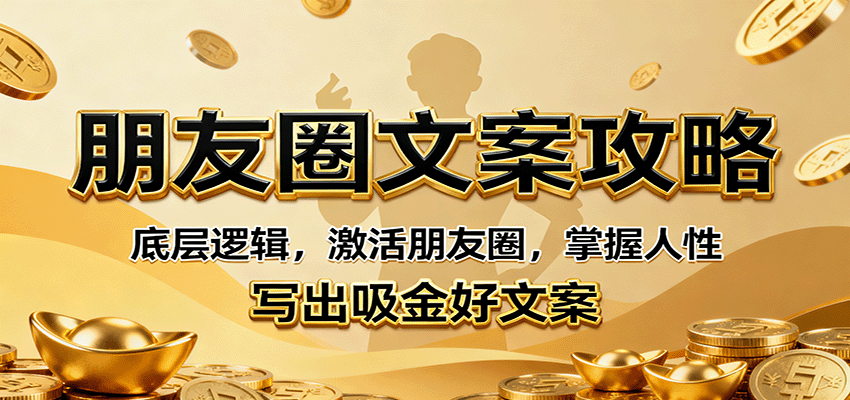朋友圈文案攻略：底层逻辑，激活朋友圈，掌握人性，写出吸金好文案-搞砸网络-www.gaoza.cn