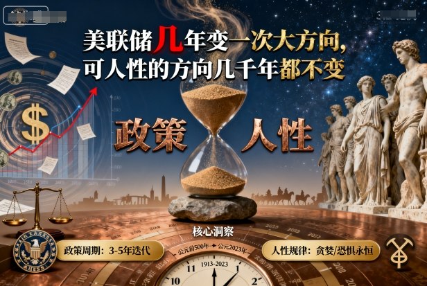 付费文章：美联储几年变一次大方向，可人性的方向几千年都不变-搞砸网络-www.gaoza.cn