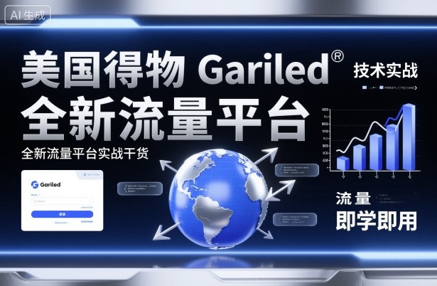 美国得物Gariled技术实战，全新流量平台实战干货，即学即用-搞砸网络-www.gaoza.cn