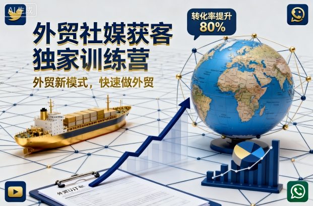 外贸社媒获客独家训练营，外贸新模式，快速做外贸(更新)-搞砸网络-www.gaoza.cn