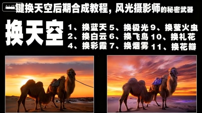 一键换天空后期合成教程，风光摄影师的秘密武器-搞砸网络-www.gaoza.cn