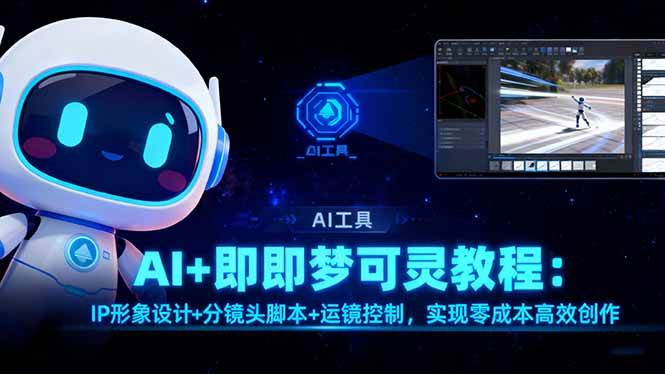 （16423期）AI+即梦可灵教程：IP形象设计+分镜头脚本+运镜控制，实现零成本高效创作-搞砸网络-www.gaoza.cn