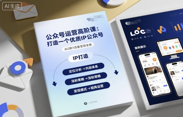 公众号运营高阶课，打造一个优质IP公众号-搞砸网络-www.gaoza.cn
