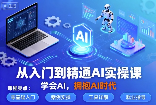 从入门到精通AI实操课，学会AI，拥抱AI时代-搞砸网络-www.gaoza.cn