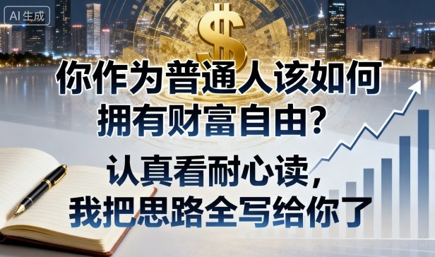 付费文章：你作为普通人该如何拥有财富自由？认真看耐心读，我把思路全写给你了-搞砸网络-www.gaoza.cn