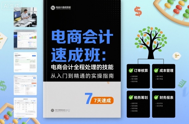 电商会计速成班，电商会计全程处理的技能-搞砸网络-www.gaoza.cn