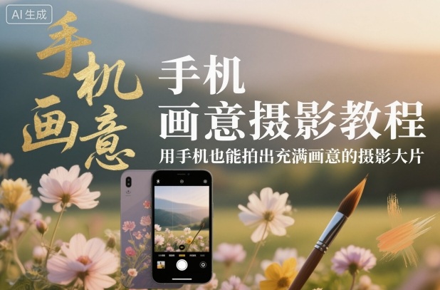 手机画意摄影教程，用手机也能拍出充满画意的摄影大片-搞砸网络-www.gaoza.cn