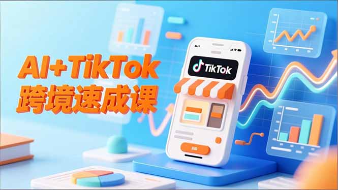 AI+TikTok跨境速成课，智能翻译、店铺定位、流程拆解，7天高效上线运营-搞砸网络-www.gaoza.cn