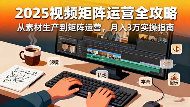 2025短视频矩阵运营全攻略：从素材生产到矩阵运营，月入3万实操指南-搞砸网络-www.gaoza.cn