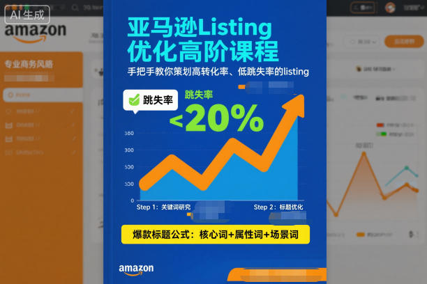 亚马逊Listing优化高阶课程，手把手教你策划高转化率、低跳失率的listing-搞砸网络-www.gaoza.cn