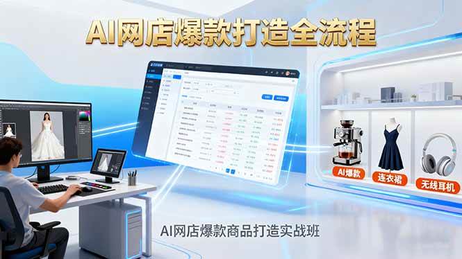 （16326期）AI网店爆款商品打造实战班：AI技术实现商品图智能处理，快速搭建AI网店-搞砸网络-www.gaoza.cn