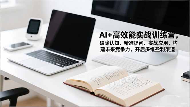 AI+高效能实战训练营，破除认知、精准提问、实战应用，构建未来竞争力，开启多维盈利渠道-搞砸网络-www.gaoza.cn