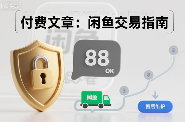 付费文章：闲鱼交易指南，怎么才能降低被坑被马扁的概率-搞砸网络-www.gaoza.cn
