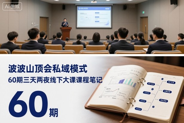 波波山顶会私域模式60期三天两夜线下大课课程笔记(文档)-搞砸网络-www.gaoza.cn