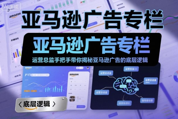 亚马逊广告专栏：运营总监手把手带你揭秘亚马逊广告的底层逻辑-搞砸网络-www.gaoza.cn