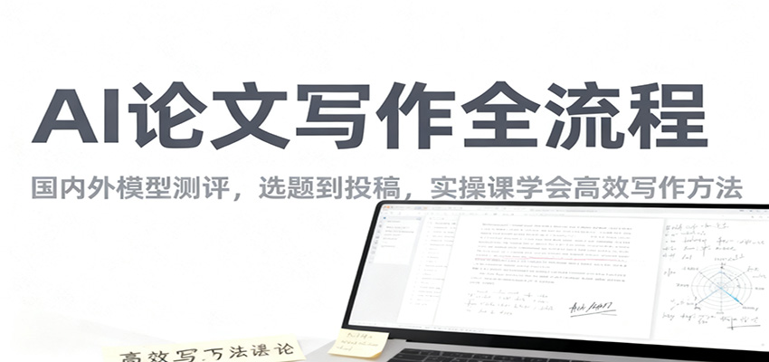 AI论文写作全流程，国内外模型测评，选题到投稿，实操课学高效写作方法-搞砸网络-www.gaoza.cn