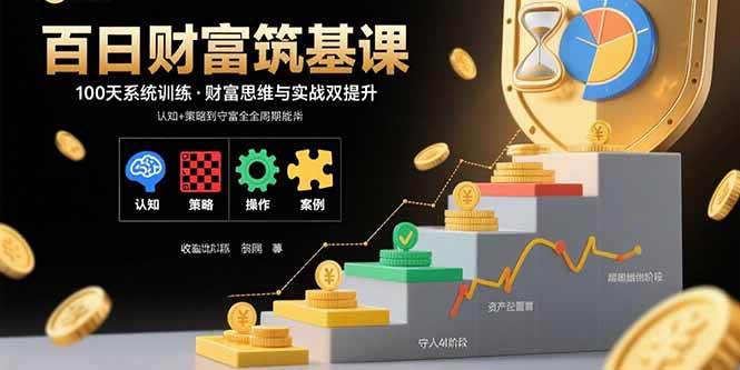 （15874期）百日财富筑基课：认知+策略+实操+案例拆解 实现从创富到守富全周期能力-搞砸网络-www.gaoza.cn