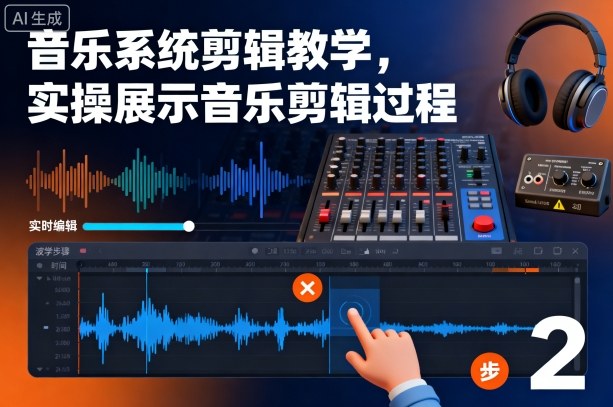 音乐系统剪辑教学，实操展示音乐剪辑过程-搞砸网络-www.gaoza.cn