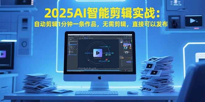 （15504期）2025AI智能剪辑实战：自动剪辑1分钟一条作品，无需剪辑，直接可以发布-搞砸网络-www.gaoza.cn