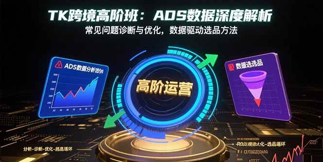（15809期）TK跨境高阶班：ADS数据深度解析，常见问题诊断与优化，数据驱动选品方法-搞砸网络-www.gaoza.cn