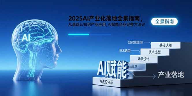 （15609期）2025AI产业化落地全景指南，从基础认知到产业应用，AI赋能企业完整方法论-搞砸网络-www.gaoza.cn