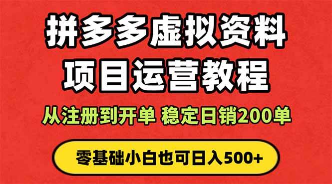 （16220期）拼多多开店运营课程： 蓝海变现玩法，轻松实现睡后收入 零基础小白也可…-搞砸网络-www.gaoza.cn