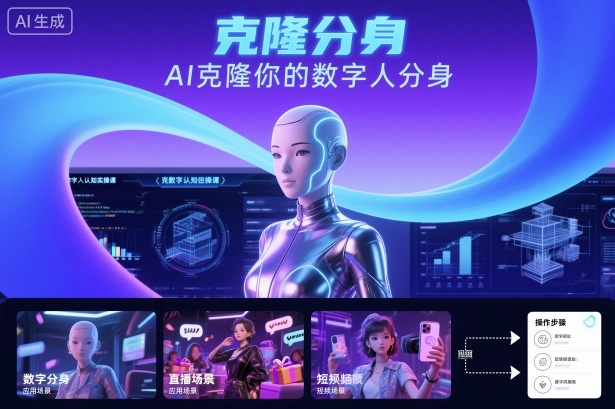 AI数字人认知实操课，克隆你的数字人分身-搞砸网络-www.gaoza.cn
