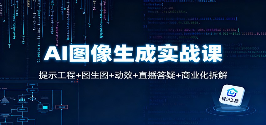 AI图像生成实战课：提示工程+图生图+动效+直播答疑+商业化拆解-搞砸网络-www.gaoza.cn