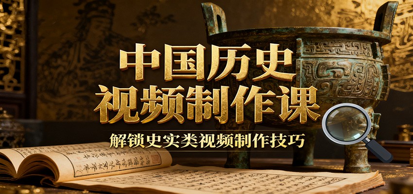 中国历史视频制作课：疆域地图集+参考文案+练习素材，解锁史实类视频制作技巧-搞砸网络-www.gaoza.cn