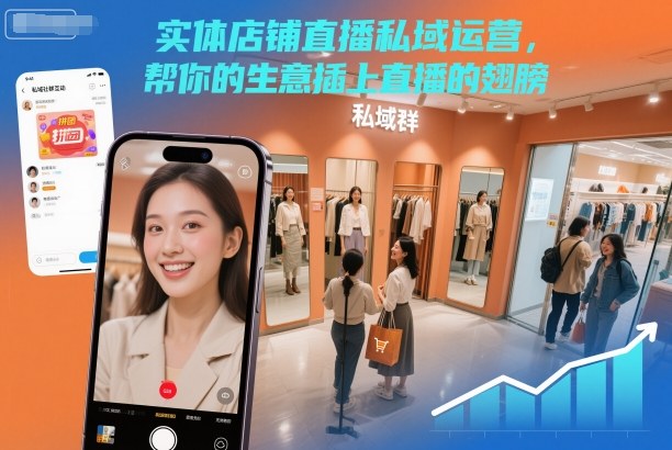 实体店铺直播私域运营，帮你的生意插上直播的翅膀-搞砸网络-www.gaoza.cn